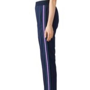 Pinko Navy Joggers with purple Stripe